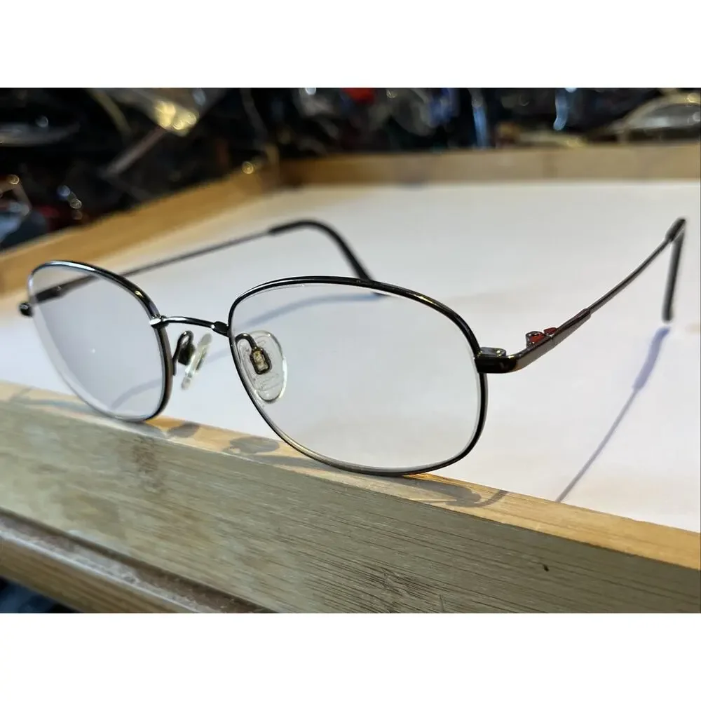 Montreaux Cubed MEDIAN BROWN 54-20-145 Metal Full Rim Eyeglasses Frames Only
